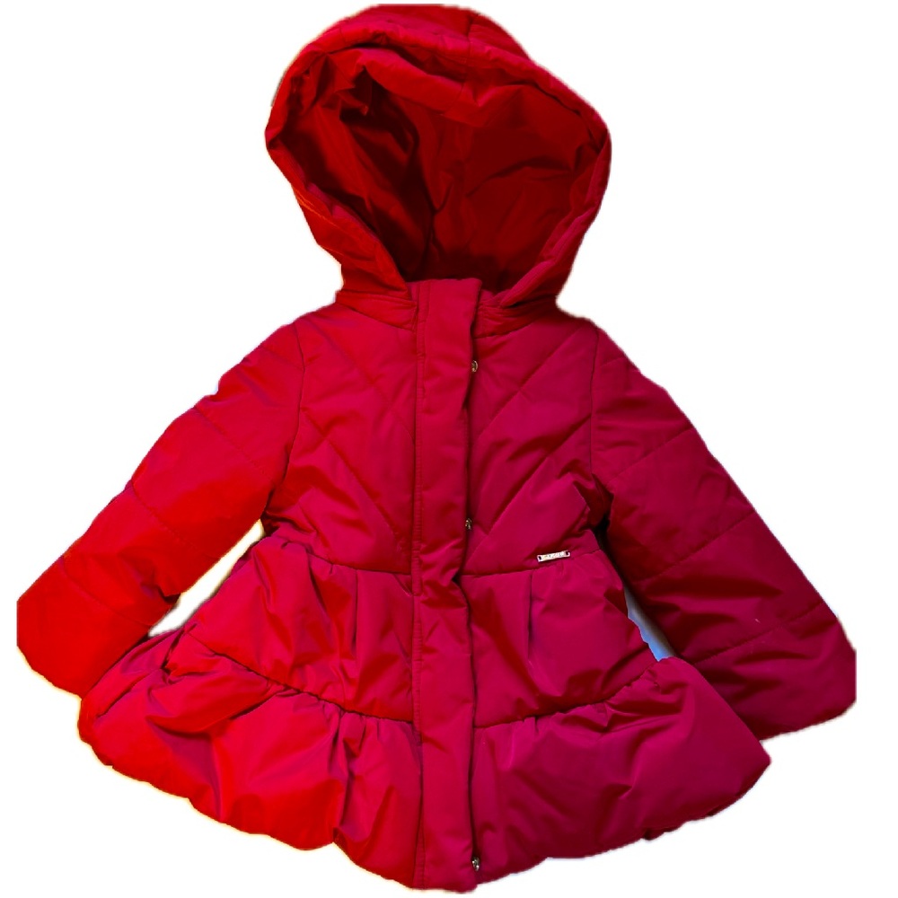 Mayoral Girl’s Red Winter Dress Coat Jacket